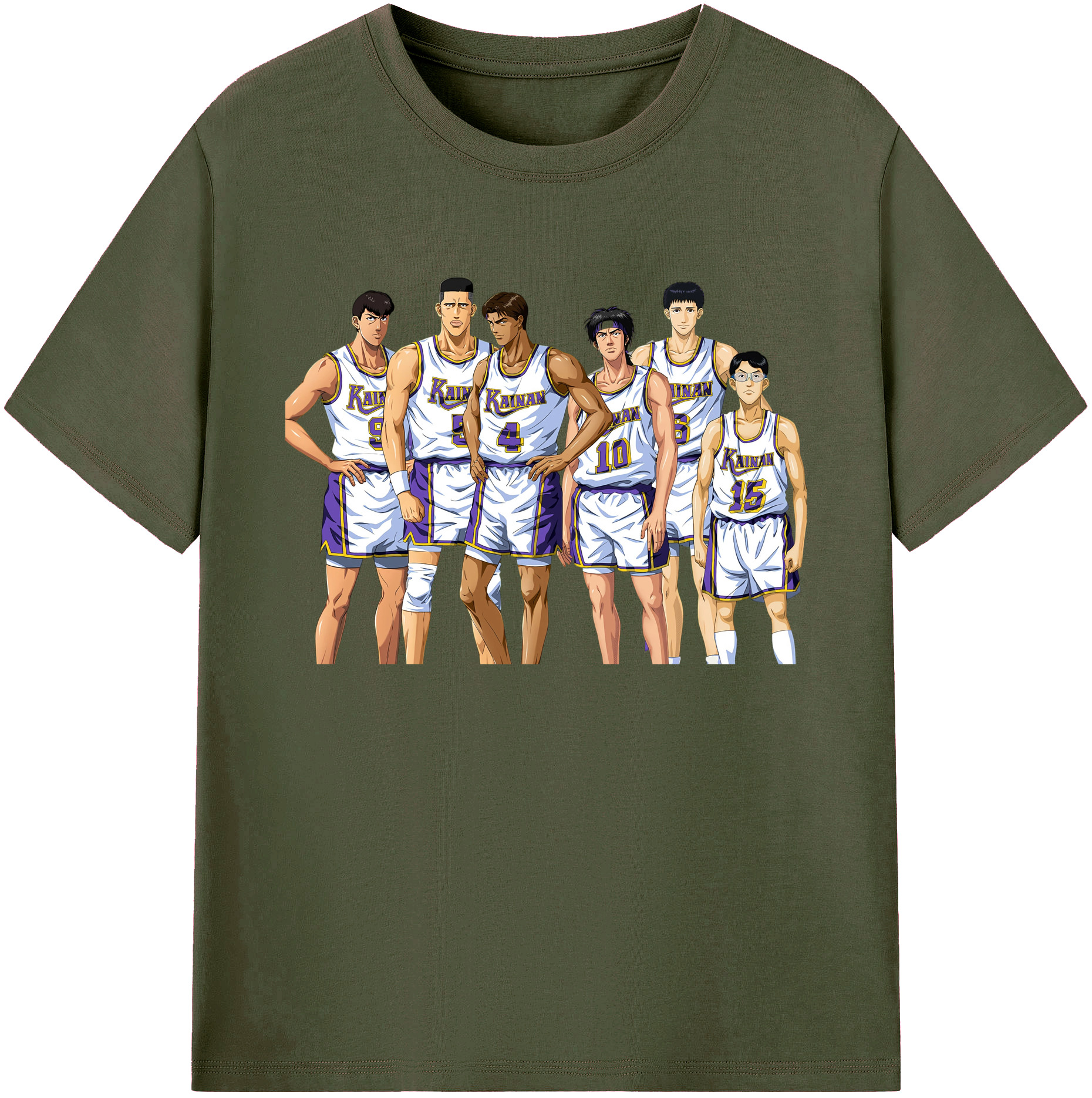 （画像用） SLAM DUNK／スラムダンク 綿100％ メンズ半袖Tシャツ｜肌触りやわらか＆通気性